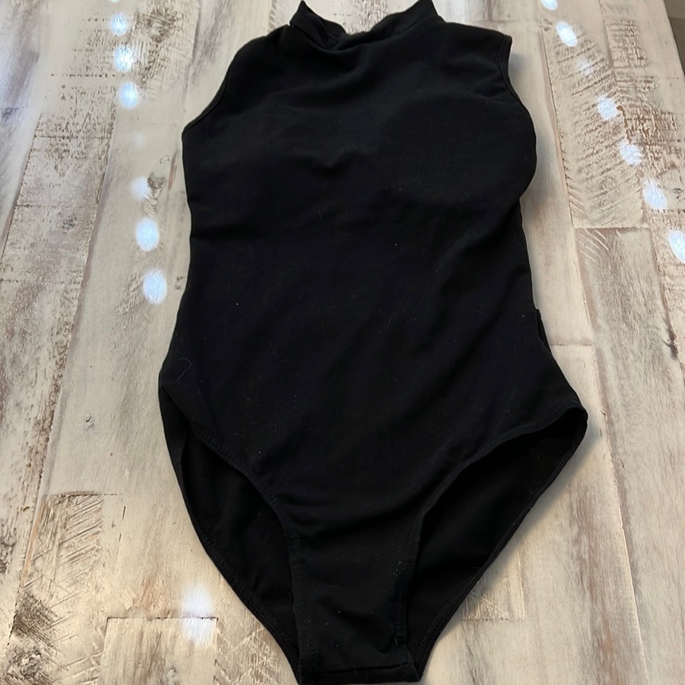 Black padded leotard